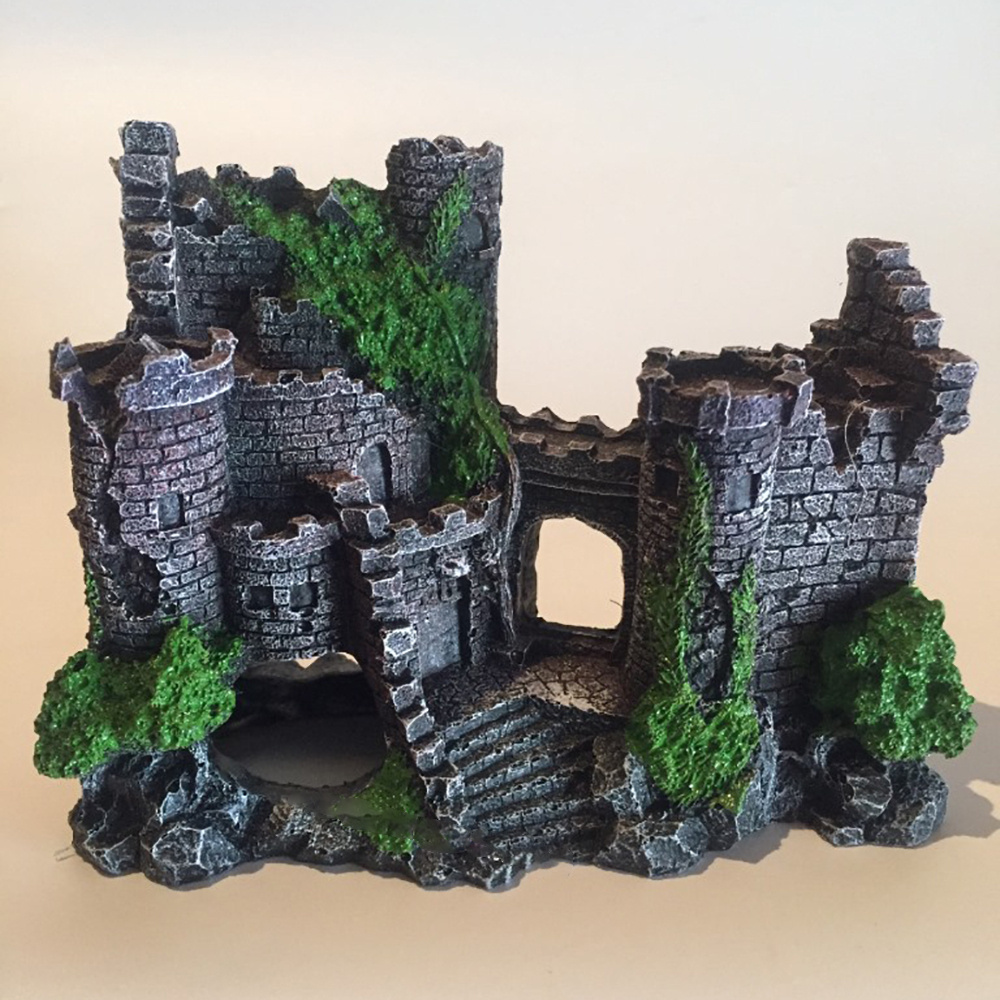 Resin Castle Aquarium Decoration – 17 × 6 × 13 cm – product view 5