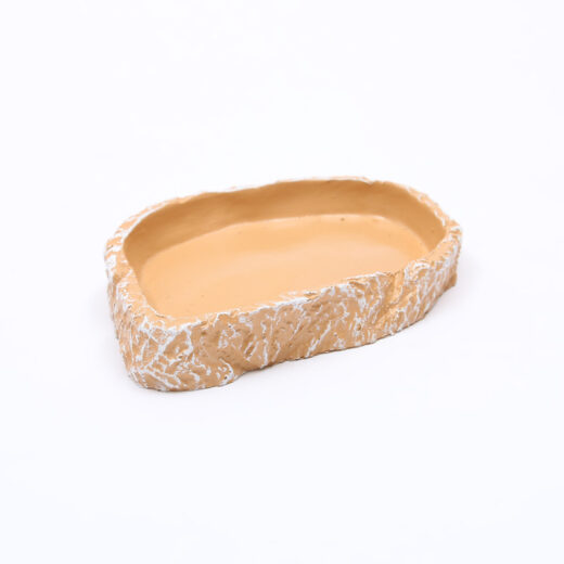 Resin Reptile Water & Food Dish – 12 cm