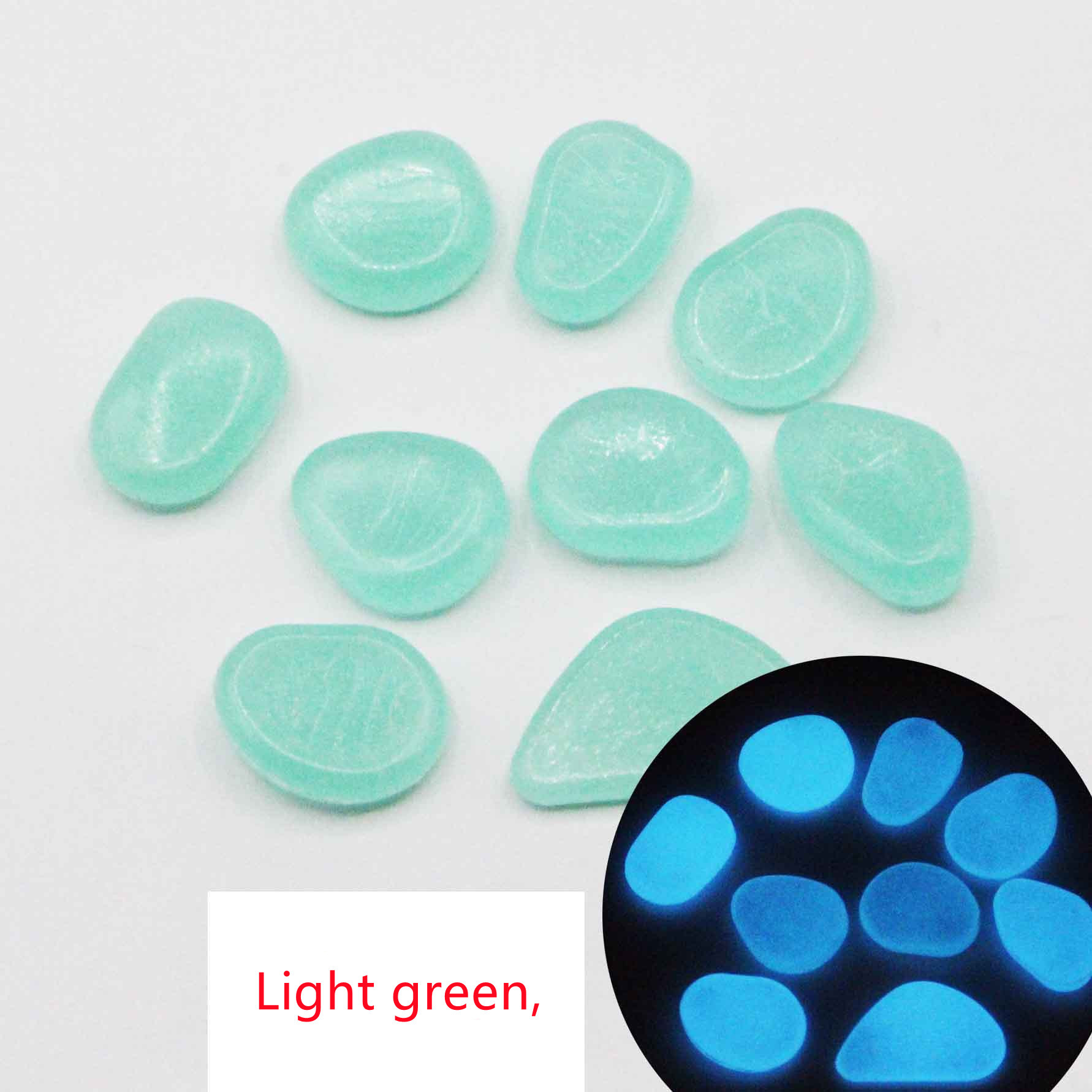 Luminous Decorative Pebbles – 100 Pieces – product view 8