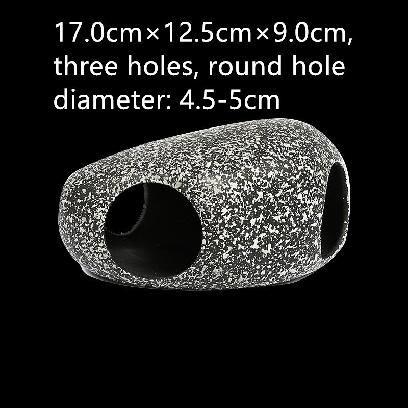 Ceramic Aquarium Shrimp Shelter Stone – 4 Sizes – product view 8