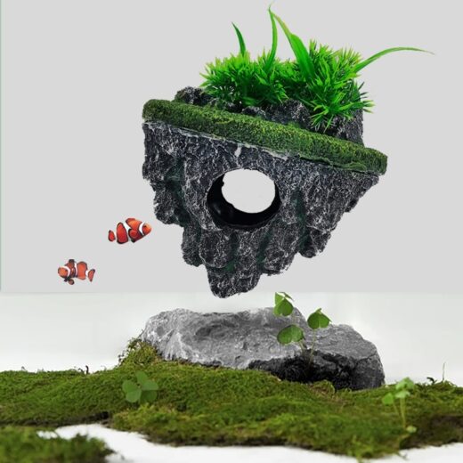 Floating Rock Aquarium Ornament – Small & Large