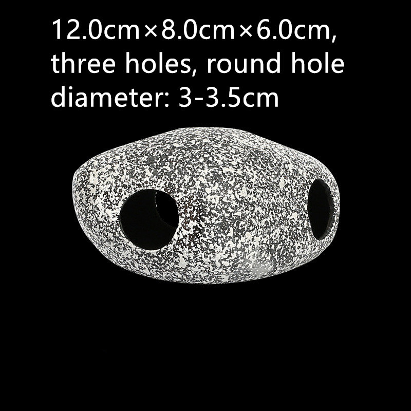 Ceramic Aquarium Shrimp Shelter Stone – 4 Sizes – product view 9