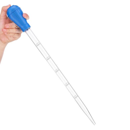 27.7in Extra Long Turkey Baster For Aquarium 50ml Baster Syringe Aquarium Water Changer Siphon For Fish Tank Cleaning Waste Remover, Gravel Cleaning Straw