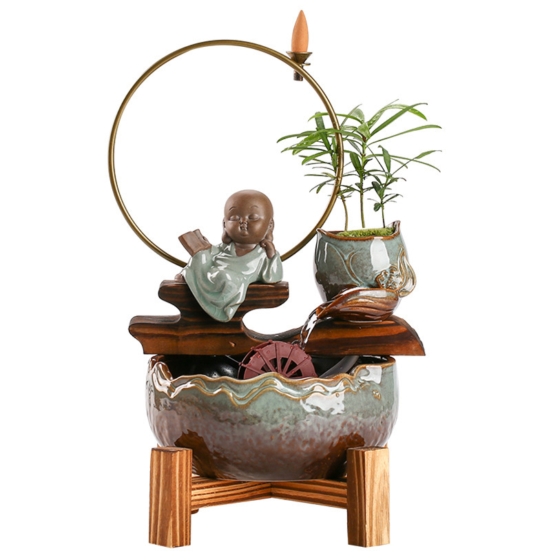 Ceramic Desktop Mini Aquarium – Sitting / Lying Styles