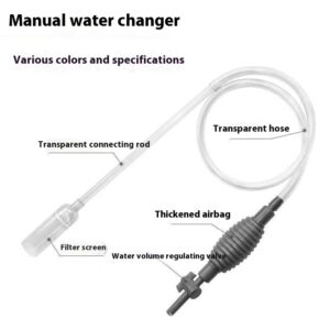 Manual Aquarium Siphon & Water Changer – 1.7–2.4 m