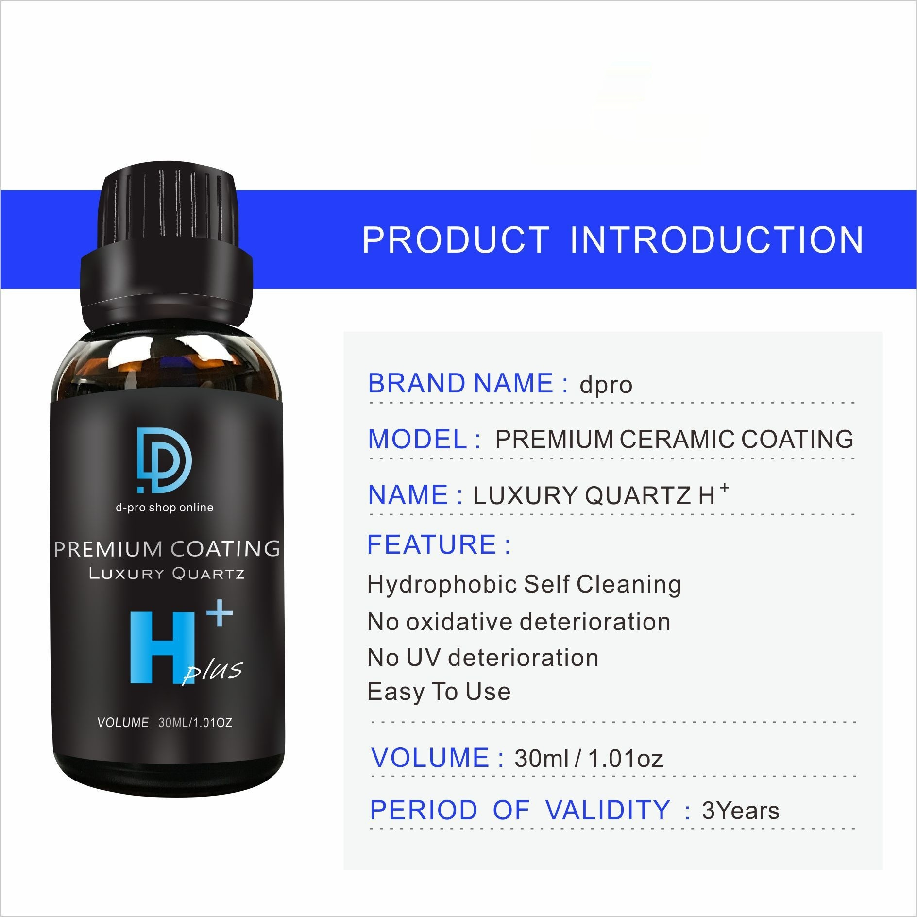 DPro H+ Ceramic Quartz Coating – product view 3
