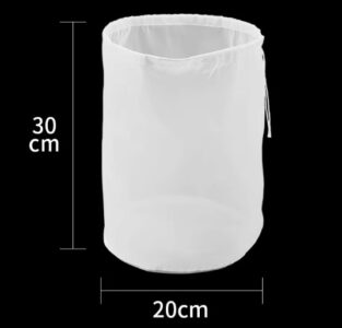 100-Mesh Aquarium Filter Media Bag – 30 × 20 cm