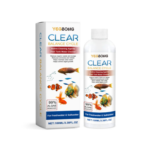 YEGBONG Aquarium Water Clarifier Cleans Aquarium Stains And Sludge, Clarifies Water Quality, And Controls Algae Growth.