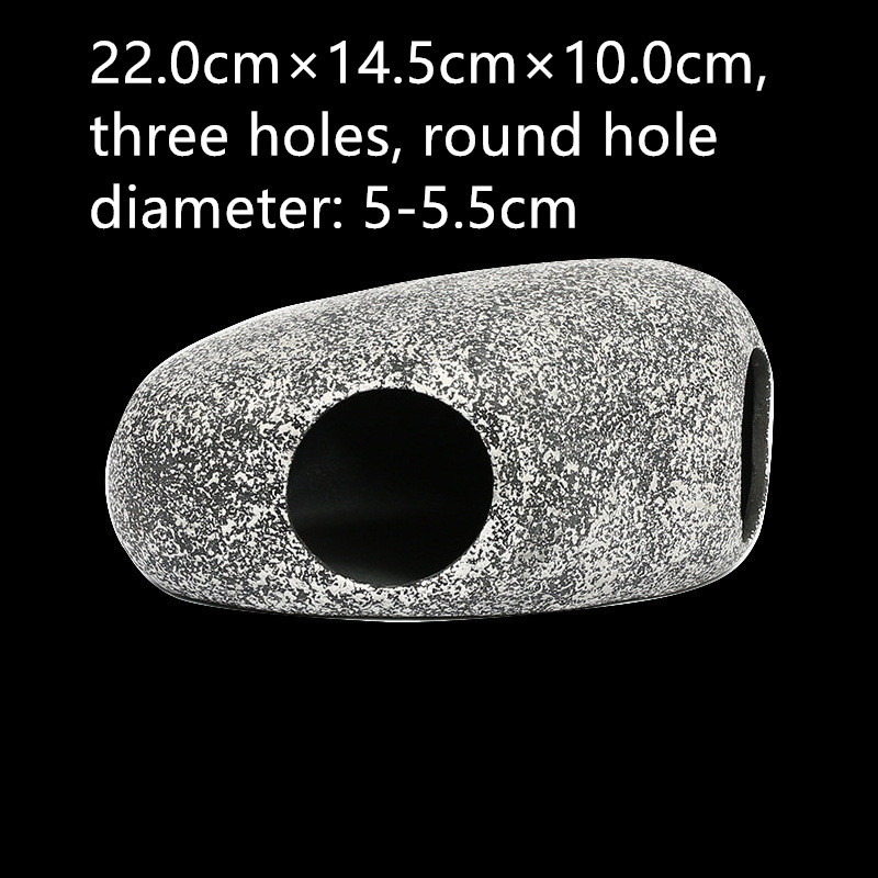 Ceramic Aquarium Shrimp Shelter Stone – 4 Sizes – product view 7