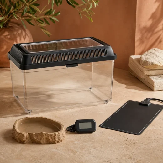 Small Reptile Habitat Essentials Bundle