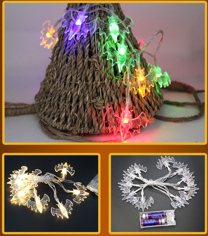 Halloween Decoration Pumpkin Light LED String Lights Lantern - Image 7