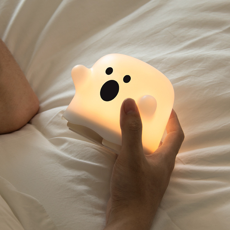 Home Decor Silicone Night Light Bedside Table Lamp LED Touch Sensor Lamp For Girl Bedrooms Living Room Decoration Kids Birthday Gift Halloween Decorations - Image 10