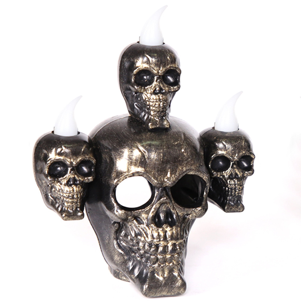 New Halloween Decoration Halloween Skull With Lights Ornaments - Image 5