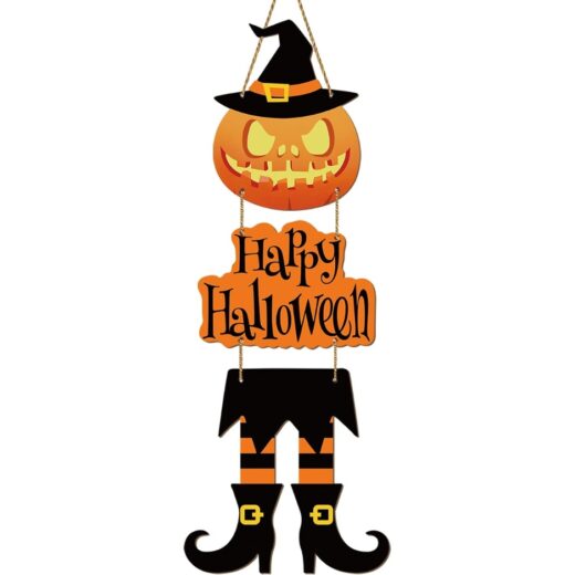 Halloween Door Decorations Halloween Wreath Witch Halloween Door Sign