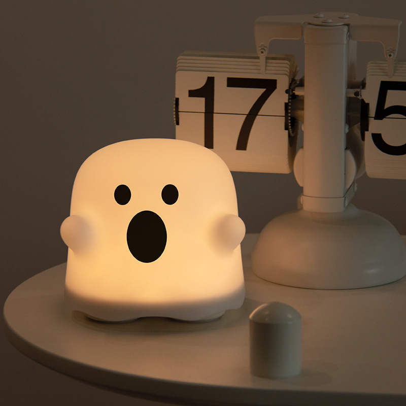 Home Decor Silicone Night Light Bedside Table Lamp LED Touch Sensor Lamp For Girl Bedrooms Living Room Decoration Kids Birthday Gift Halloween Decorations - Image 3