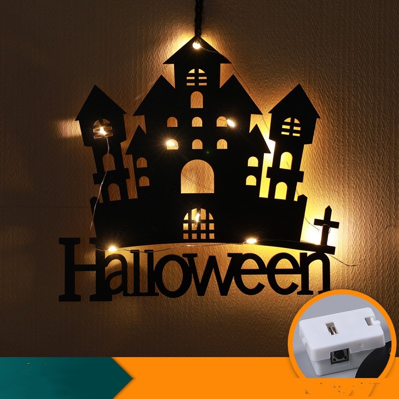Halloween LED Decorative Lights Luminescent Spider Listing Home Decor Lamp - Image 2