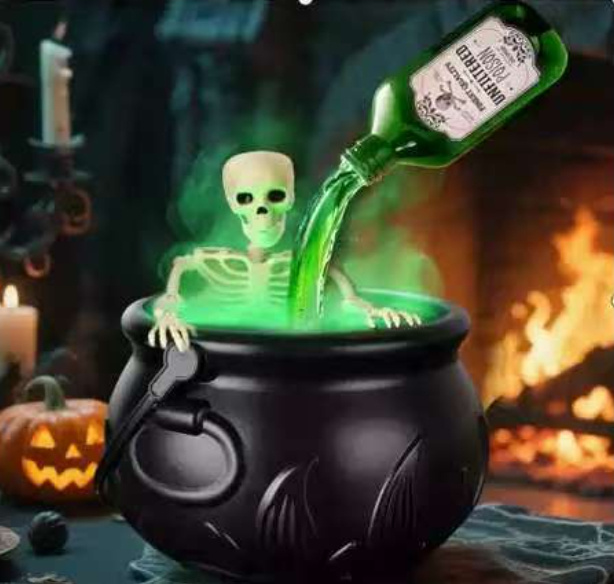 Halloween Black Wizard Bowl Magic Float Bottle And Diffuser Indoor Home Bar Magic Party Horror Ghost Props Halloween Decoration - Image 6